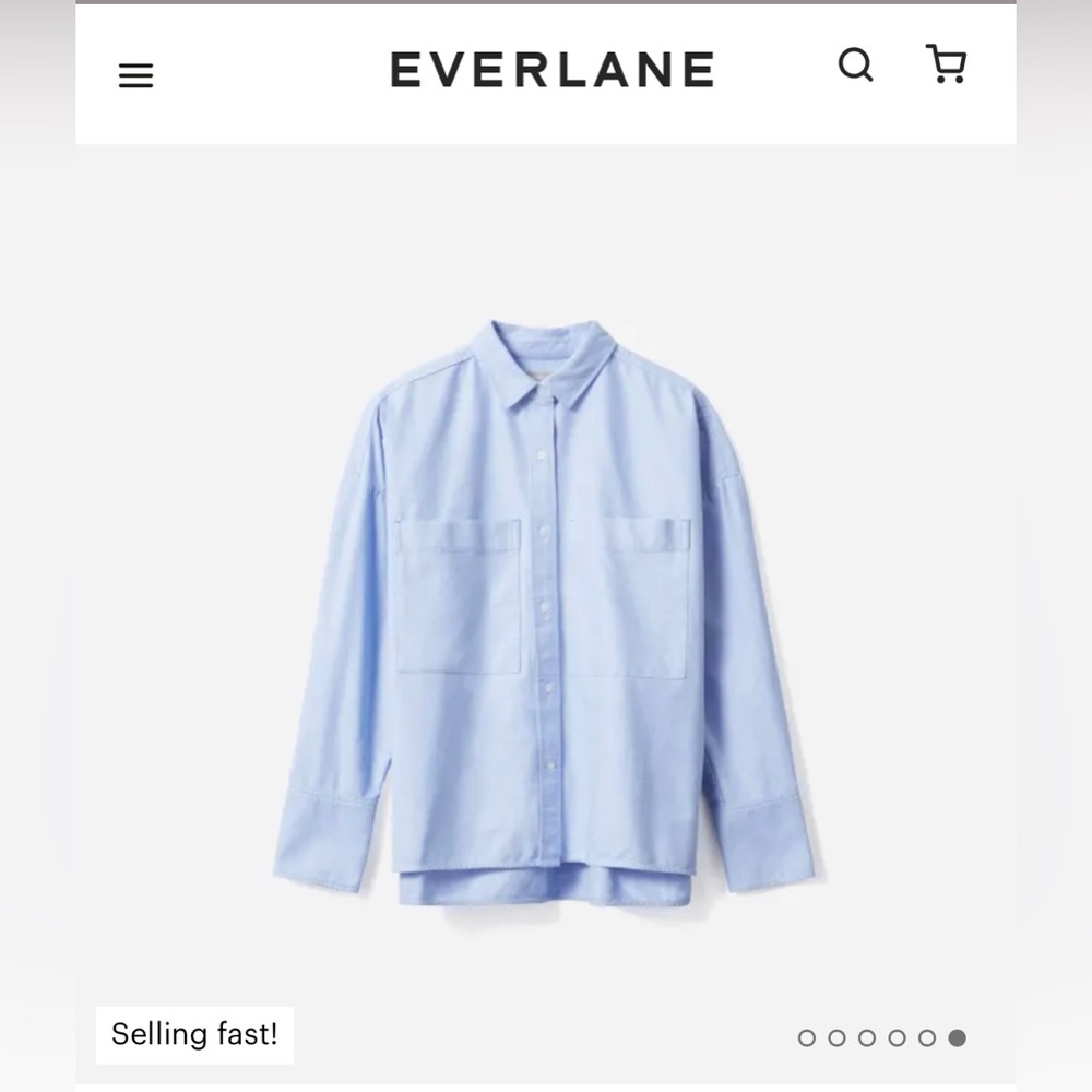 Everlane boxy button down